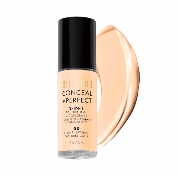 Base Corretivo Milani Conceal + Perfect 2-In-1 00 Light Natural 30ml