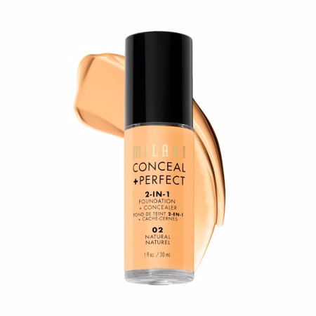 Base Corretivo Milani Conceal + Perfect 2-In-1 02 Natural