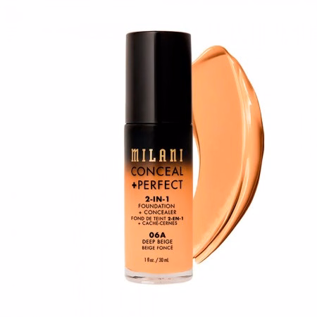 Base e Corretivo Milani Conceal + Perfect 2-In-1 06A Deep Beige 30ml