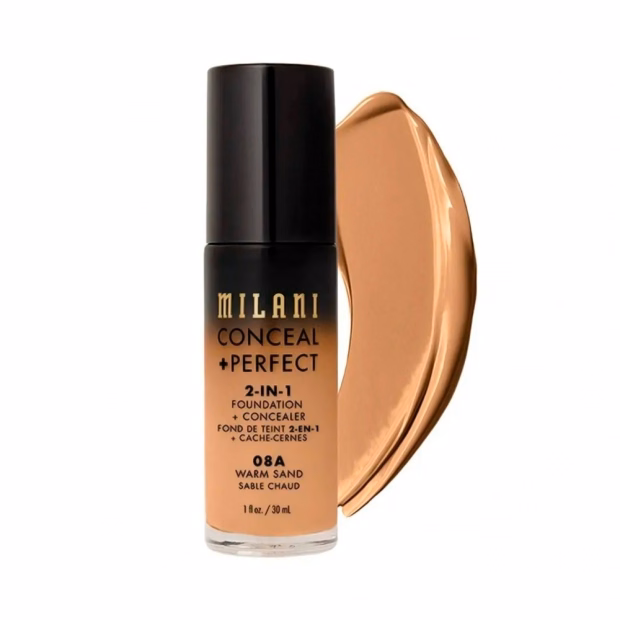 Base e Corretivo Milani Conceal + Perfect 2-In-1 08A Warm Sand 30ml