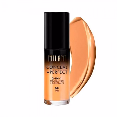 Base e Corretivo Milani Conceal + Perfect 2-In-1 09 Tan 30ml