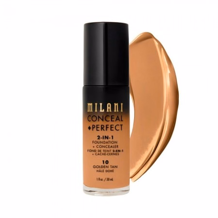 Base e Corretivo Milani Conceal + Perfect 2-In-1 10 Golden Tan 30ml