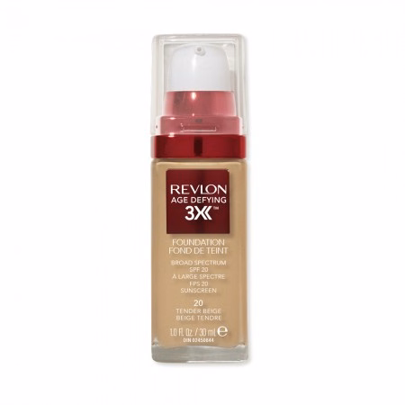 Base Facial Revlon Age Defying 3X 20 Tender Beige