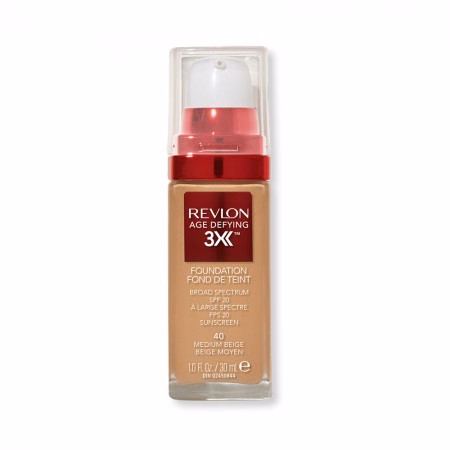 Base Facial Revlon Age Defying 3X 40 Medium Beige