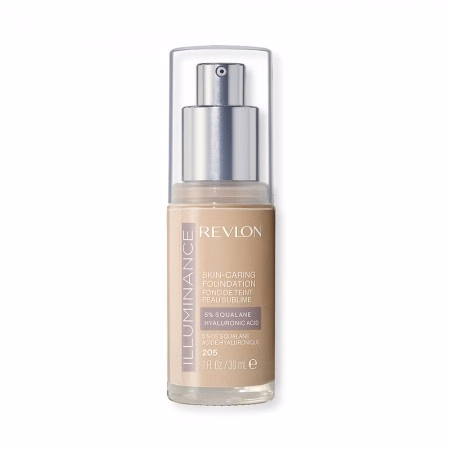 Base Revlon Illuminance Skin-Caring com Ácido Hialurónico 205 Natura...