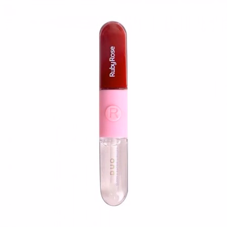 Batom e Gloss Líquido Ruby Rose Duo HB-568