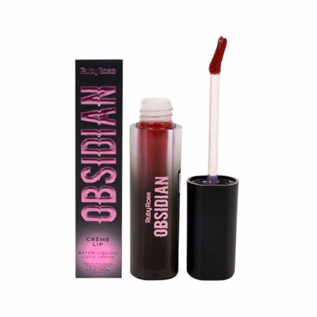 Batom Líquido Ruby Rose Obsidian Crème Lip HB-7100
