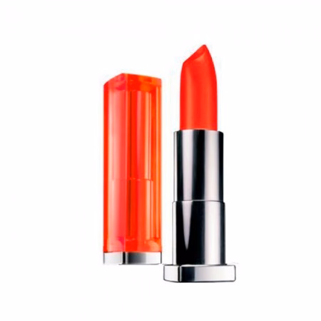 Batom Maybelline Color Sensational Vivids 885 Vibrant Mandarin