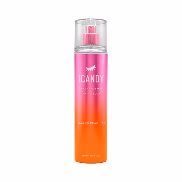 Body Splash para Corpo e Cabelo ICANDY Frozen Mango Peach 36 250ml