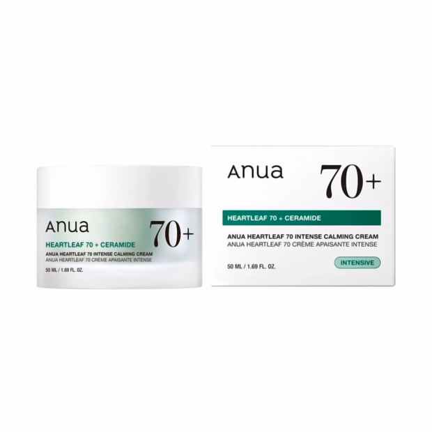 Creme Facial Calmante ANUA Heartleaf 70 + Ceramide Intense 50ml