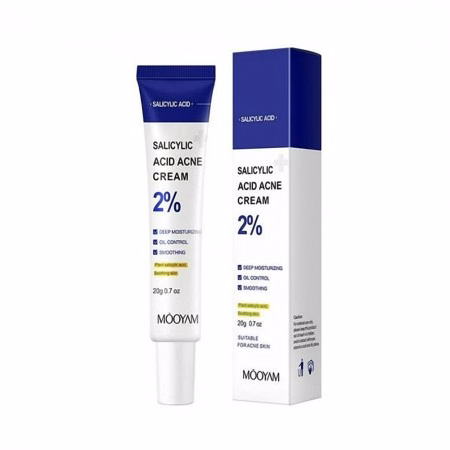 Creme Facial Móoyam Salicylic Acid Acne Cream 2% 20g