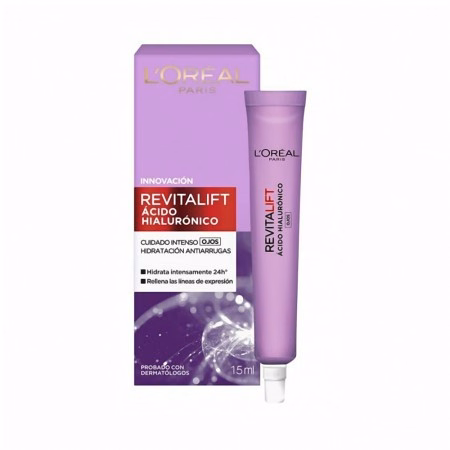 Creme para os Olhos L'Oréal Paris Revitalift Hialurônico Cuidado Noturno e Diurno 15ml
