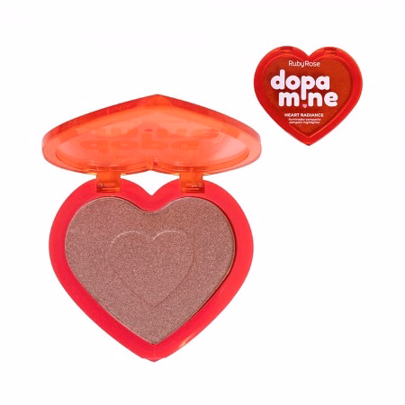 Iluminador Facial Ruby Rose Dopamine Heart Radiance HBF1603-3