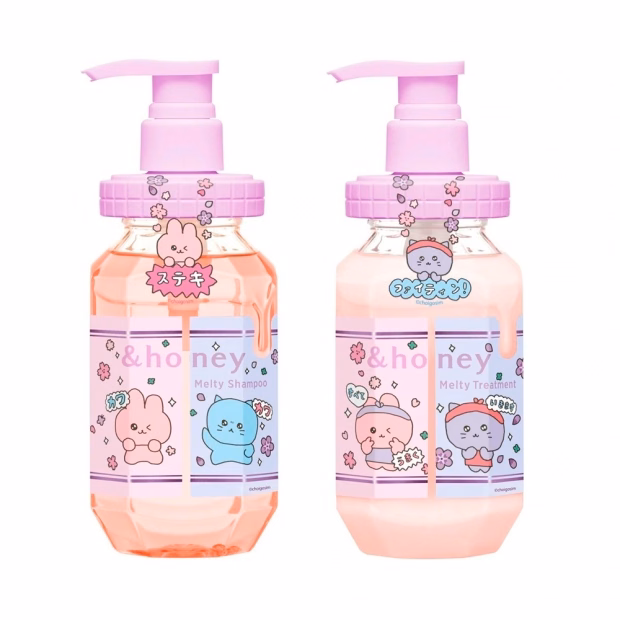 Kit Capilar &honey Melty Sakura Chegosim Limited Edition Shampoo 440ml e Tratamento 445g Feminino