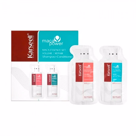 Kit Capilar Karseell Maca Power Shampoo + Condicionador Sachet 10...
