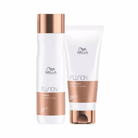 Kit Wella Professionals Fusion Intense Repair Duo Shampoo 250ml + Máscara 150ml