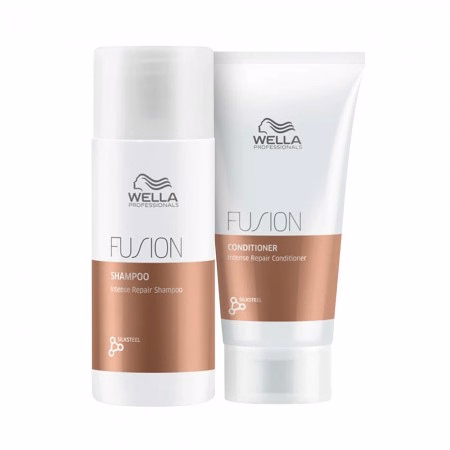 Kit Wella Professionals Fusion Intense Repair Shampoo 50ml + Condicionador 30ml