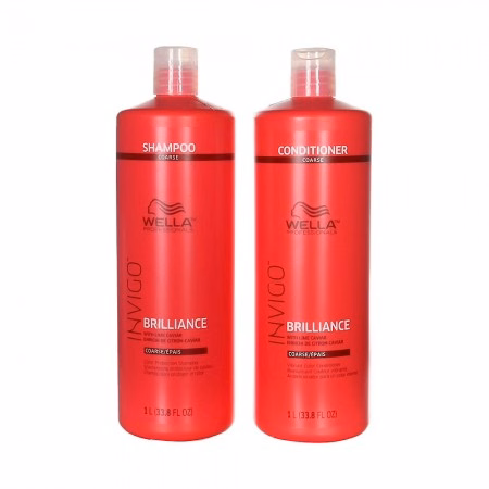 Kit Capilar Wella Invigo Brilliance Coarse Shampoo + Condicionado...
