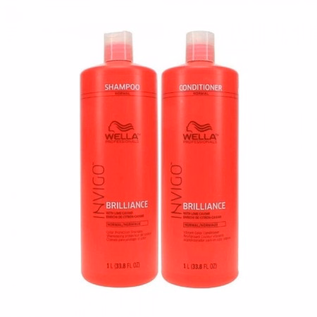 Kit Capilar Wella Invigo Color Brilliance Normal Shampoo +...