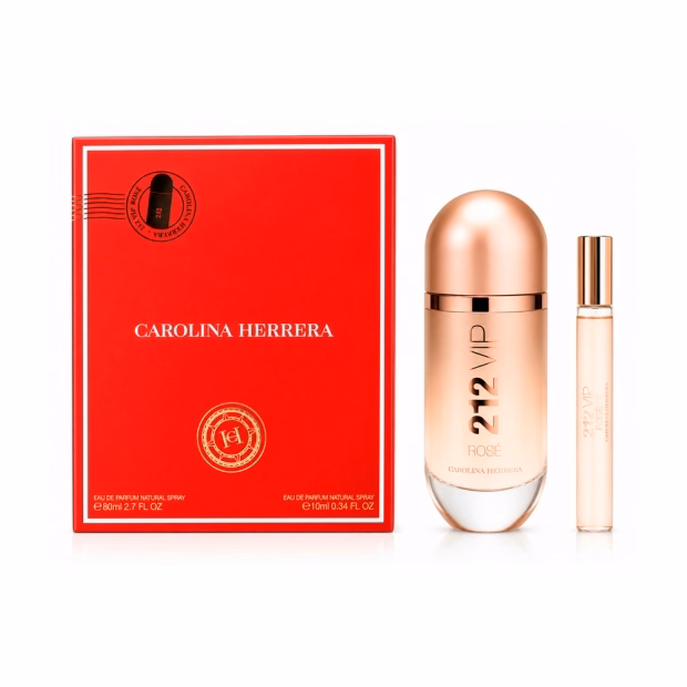 Kit Carolina Herrera 212 Vip Rosé EDP Feminino 2pcs