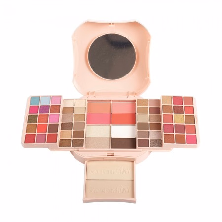 Paleta de Maquiagem Completa Miss Rôse Live in the Happy 7002-013 - 60 Itens (50 Sombras, 4 Blushes, 2 Iluminadores, 2 Bronzers e 2 Pós)