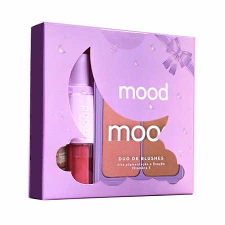 Kit de Maquiagem Ruby Rose Mood 3pcs