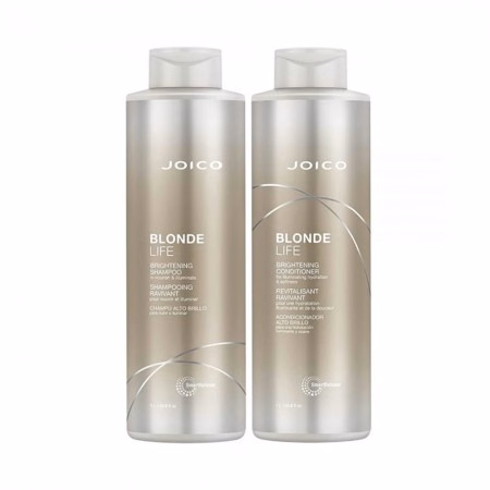Kit Joico Blonde Life Brightening Duo Shampoo 1000ml + Condicionador 1000ml