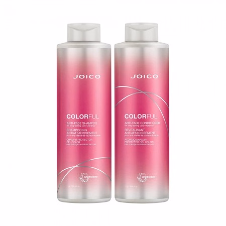 Kit Joico Colorful Anti-Fade - Shampoo 1L + Condicionador 1L