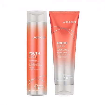 Kit Joico Youth Lock Shampoo 300ml + Condicionador 250ml Unissex
