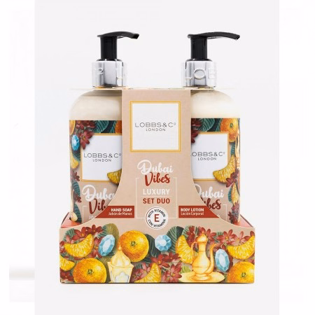 Kit Lobbs & Co London Dubai Vibes Sabonete para as Mãos + Loção Cor...