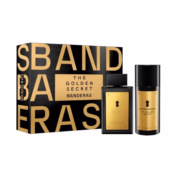 Kit Perfume Antonio Banderas The Golden Secret Masculino 2pcs