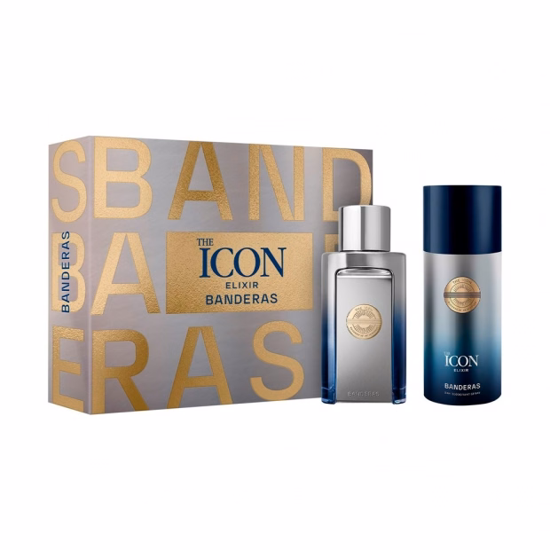 Kit Perfume Antonio Banderas The Icon Elixir Masculino 2pcs