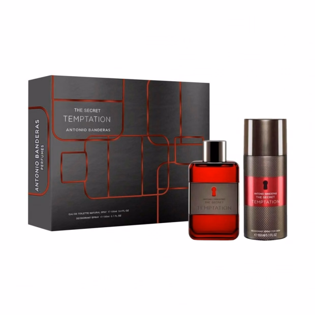 Kit Perfume Antonio Banderas The Secret Temptation Masculino 2pcs