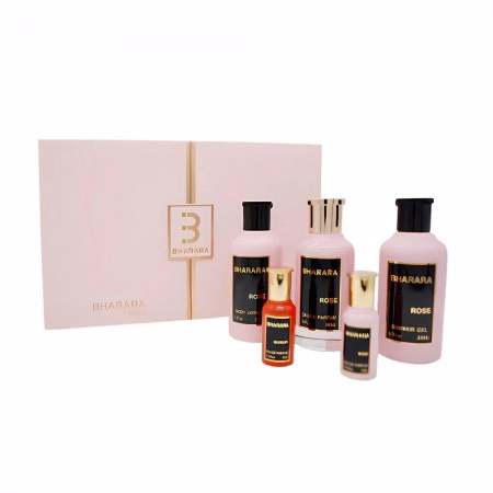 Kit Perfume Bharara Rose Feminino 5pcs