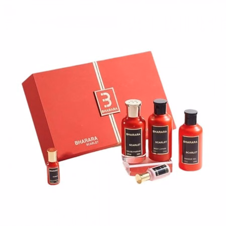 Kit Perfume Bharara Scarlet Feminino 5pcs