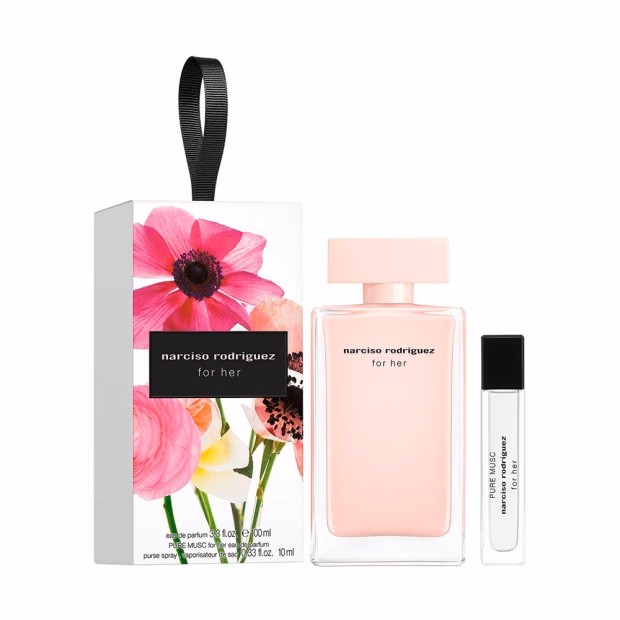 Kit Perfume Narciso Rodriguez For Her EDT Feminino 100ml + Pure...