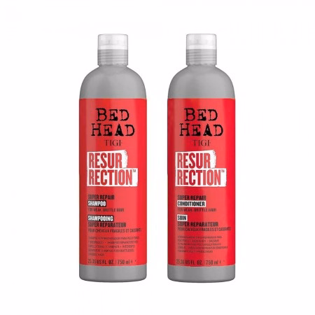 Kit TIGI Bed Head Resurrection Super Repair Shampoo + Condicionad...