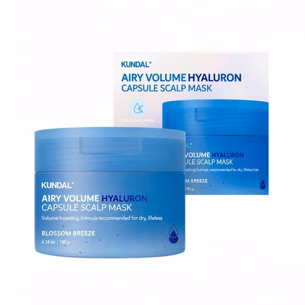 Máscara Capilar KUNDAL Airy Volume Hyaluron Capsule Scalp Mask B...