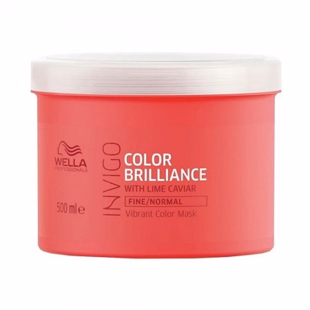 Máscara Capilar Wella Professionals Invigo Color Brilliance Fine/Normal 500ml