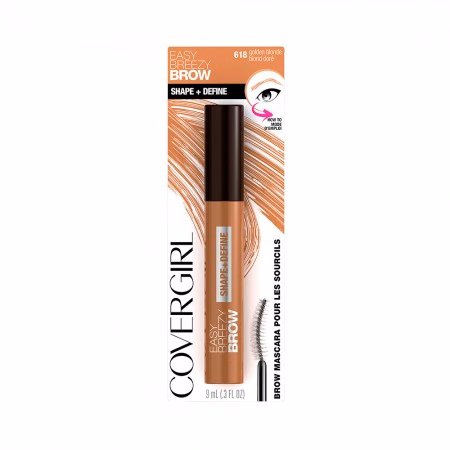 Máscara de Sobrancelha Covergirl Easy Breezy Brow Shape + Define 618 Golden Blonde 9ml