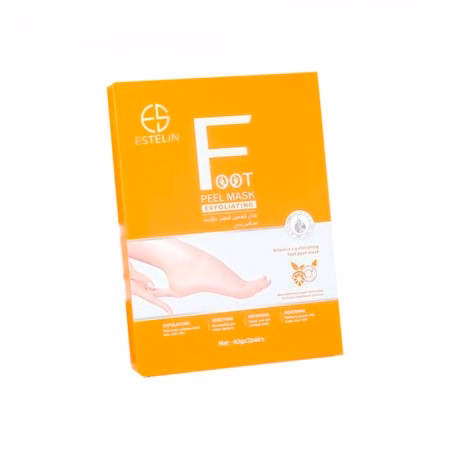 Máscara Esfoliante para os Pés Estelin Vitamin C ES-0058 (2 pares)