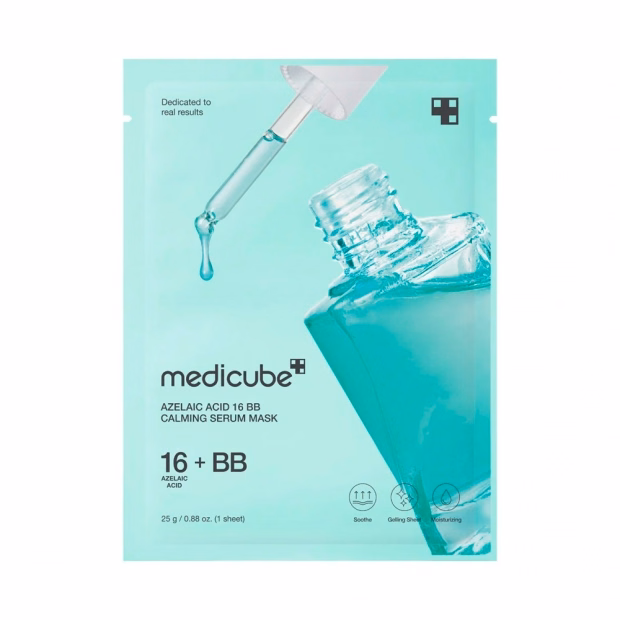 Máscara Facial de Folha Medicube Azelaic Acid 16BB Calming Serum 25g 