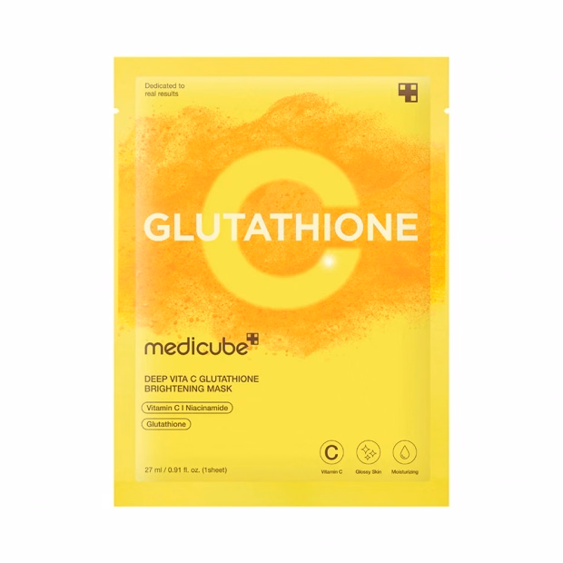 Máscara Facial de Folha Medicube Deep Vita C Glutathione 27ml