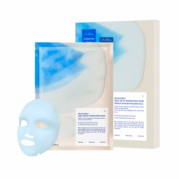 Máscara Facial Dr Althea Aqua Blue Hydration Mask 4pcs