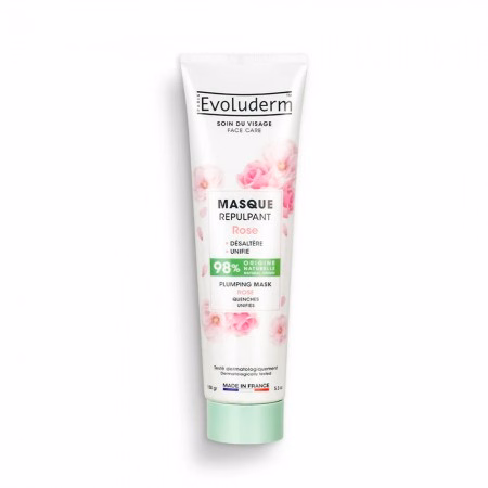 Máscara Facial Evoluderm Rose Plumping Hidratante 150ml