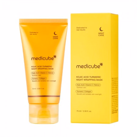 Máscara Facial Medicube Kojic Acid Turmeric Night Wrapping Mask 75ml