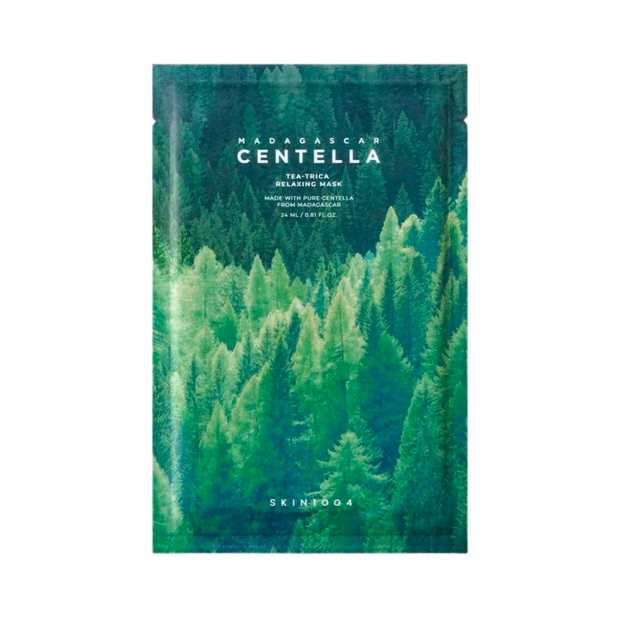 Máscara Facial SKIN1004 Madagascar Centella Tea-Trica Relaxing 24ml
