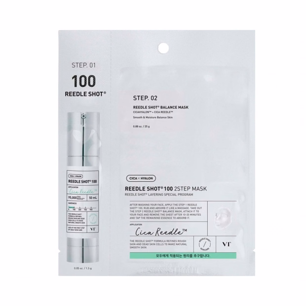 Máscara Facial VT Cosmetics Cica Reedle Shot 100 2-Passos