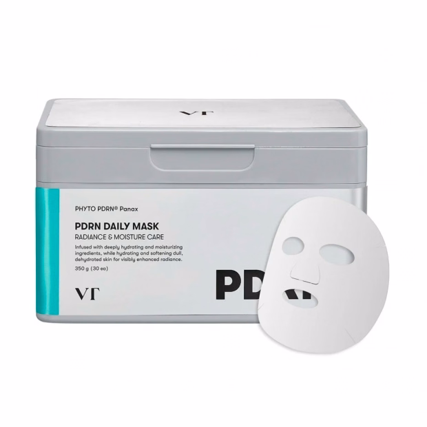 Máscara Facial VT Cosmetics PDRN Daily Mask Radiance & Moisture Car...