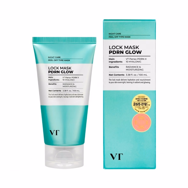 Máscara Facial VT Cosmetics PDRN Glow Lock Mask 100ml